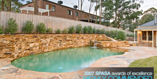 SPASA Residential Concrete Natural Pool