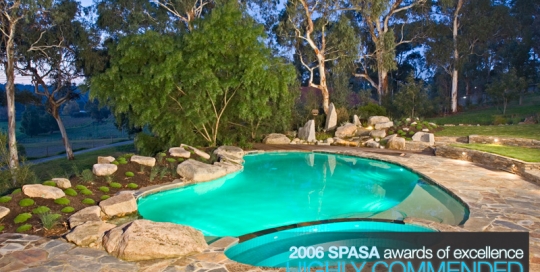 SPASA Awards Residential Concrete Natural Pool